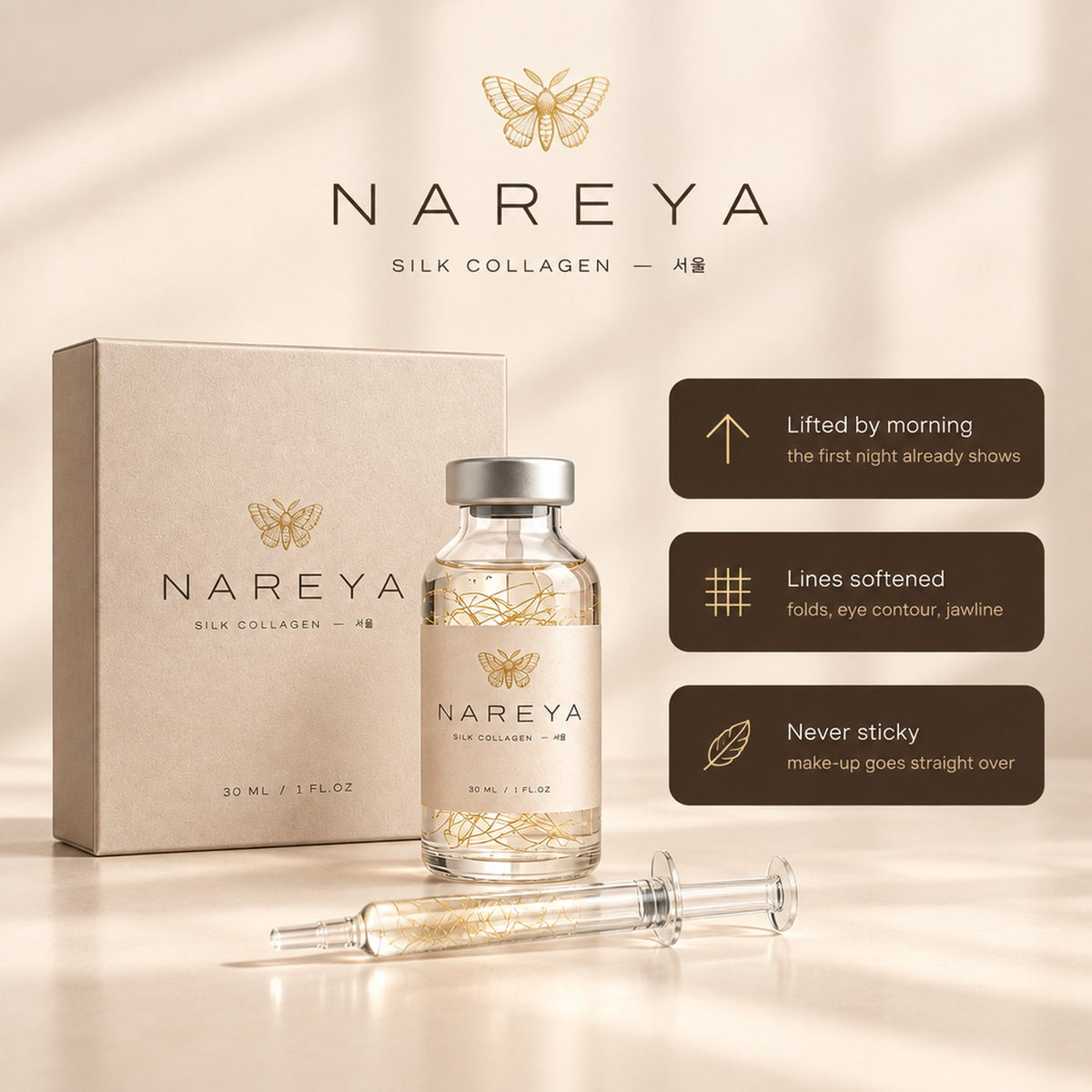 Nareya Korean Silk-Peptide Lifting Serum