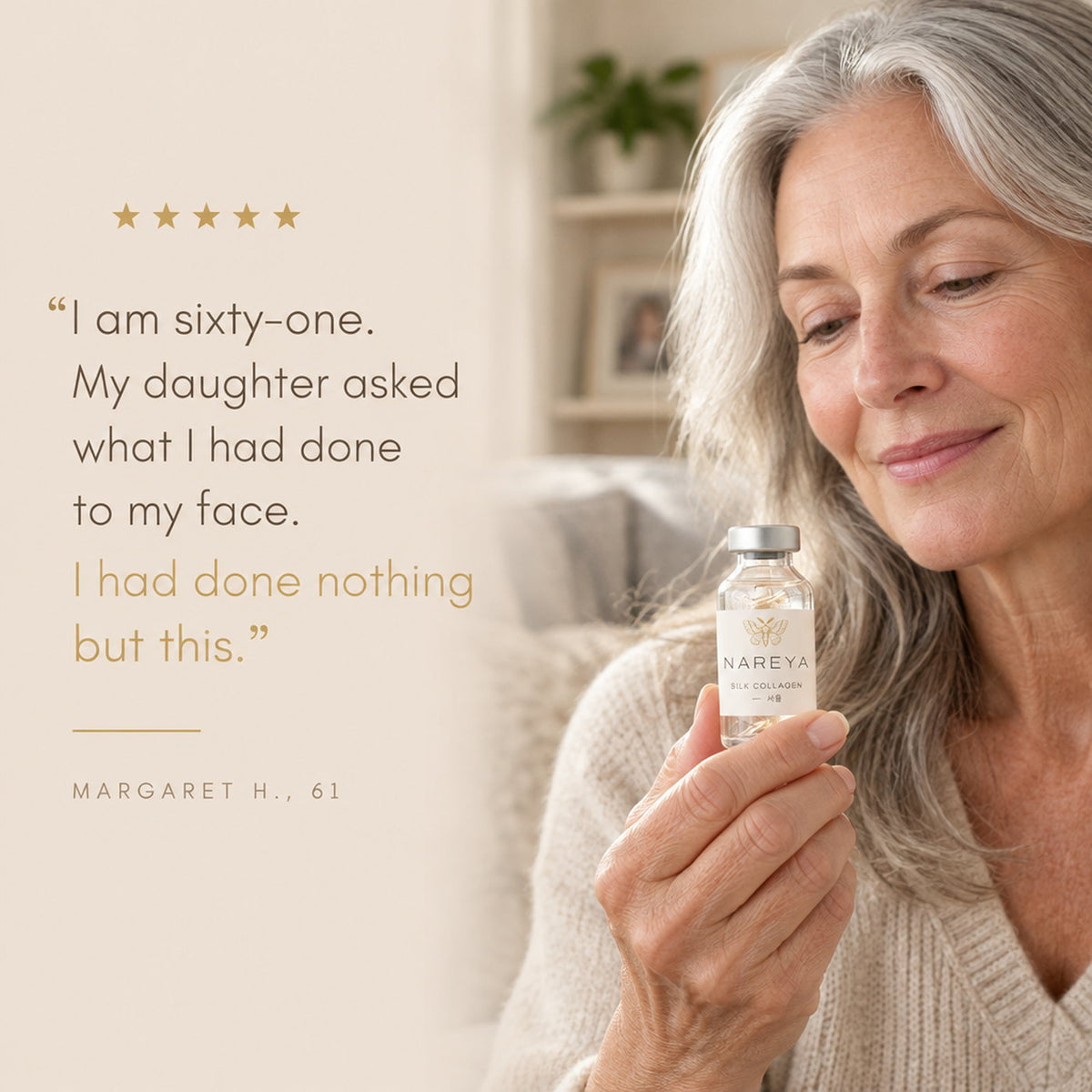 Nareya Korean Silk-Peptide Lifting Serum